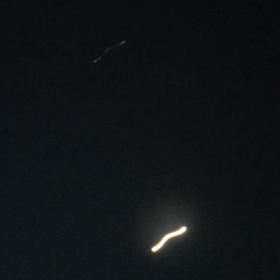 Unknow Flying lights in the night sky